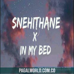 Snehithane X In My Bed Remix Poster